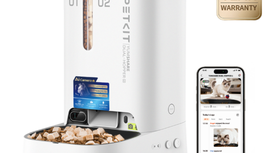PETKIT YumShare Dual Hopper 2 Automatic Feeder with Camera