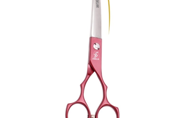 Sangelar 6.5-inch Curved Pet Grooming Scissors