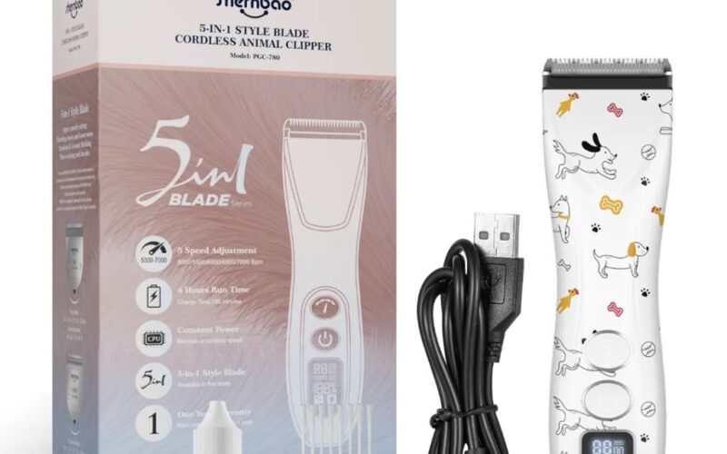 Shernbao PGC-780 5-in-1 Pet Clipper